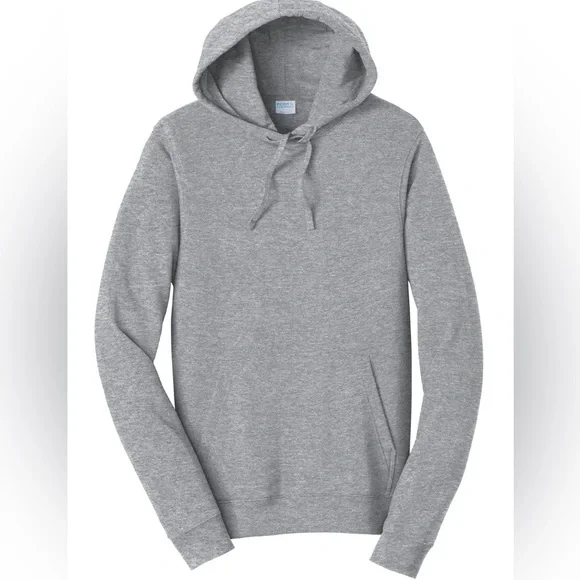 WNBA Port & Company Fan Favorite Light Gray Small Pullover Hoodie Unisex Soft - Picture 1 of 5